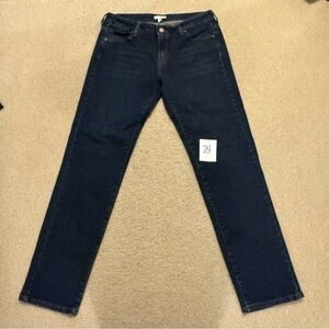 Garnet Hill Dark Wash Straight Leg Jeans Women’s Size 6